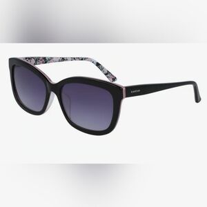 Bebe Stylish Black Sunglasses with Pink Detail And Case BB7228 001 57 - Jet